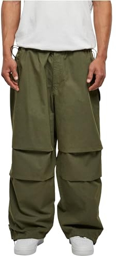 Urban Classics Wide Cargo Pants Männer Cargohose Oliv L 100% Baumwolle Basics, Streetwear