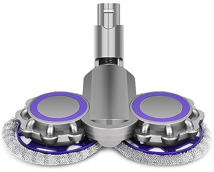 ORCOW Ensemble de tête de vadrouille for aspirateur Compatible avec Les pièces d'aspirateurs Dysons V6/DC58/DC59/DC61/DC62/DC74 avec réservoir d'eau (Color : Mop Head)