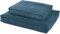 JAMAXX Premium Hundekissen Orthopädische Füllung, Waschbar Bezug aus Edlem Chinelle Stoff, Weiche Kompakte Füllung mit Visco Schaumstoff-Flocken Memory, PDB1003 (L) 120x90, Aqua-Blue