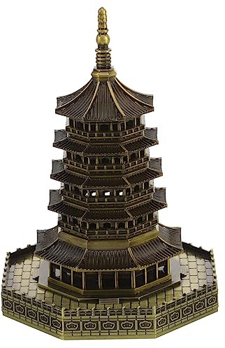 BESPORTBLE Décoration Miniature Tour Leifeng Ornement De Jardin Et Accessoire pour Table pour Décorer Maison Et Aquariums