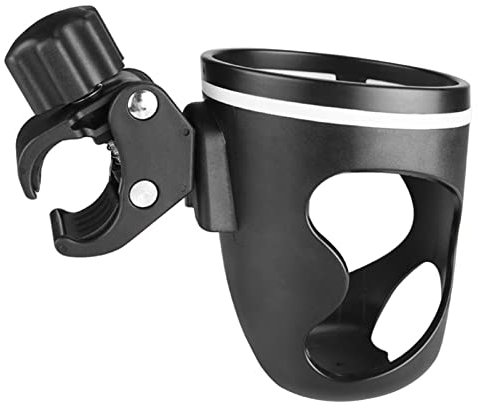 Portavasos para Bicicleta Portabotellas para Bicicleta Portavasos para Cochecito Portabotellas Giratorio de 360 Grados Portabotellas para Bicicleta Portavasos con regulación Gratuita y diseño