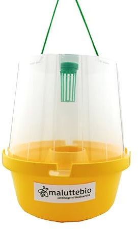 Piège à phéromones Mouches des Fruits (Vendu Seul) - Traitement Anti Mouches méditerranéenne du Fruit