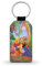 Porte-clé noir en simili cuir Bourriquet ours winnie dessin animé amis Eeyore Ref 5