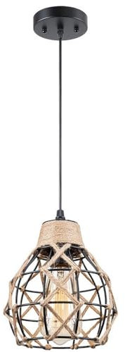 TaleTre Lustre en métal de style moderne nordique E27 Lustre encastré for îlot de cuisine comptoir salle à manger évier couloir décoration de la maison luminaire 5,9 pouces