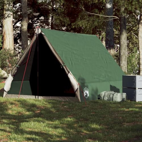 Tino Tech Camping-Keilzelt 2 Personen Outdoor Tent Grün 210x150x120 cm Polyester Winddicht Campingzelt Familienzelt Große Wurfzelt Festivalzelt Wurfzelte für Familie Trekkingzelt