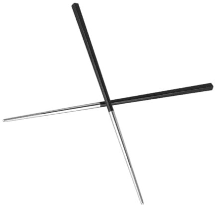 BESPORTBLE Palillos De Titanio Hogar Vajilla De Cocina De Cubiertos De Titanio Palillos Chinos De Metal Reutilizables para Viaje y Camping De Metal para Aperitivos