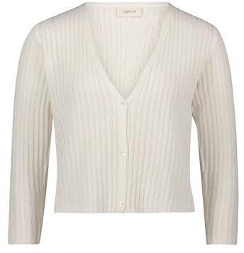 Cartoon Damen Shirtjacke mit 3/4 Arm 38, beige