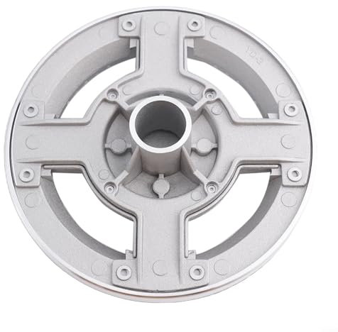 BlissfulAbode Gasherd Brenner Feuerverteiler Aluminium Ersatzteile für Sabaf Küche Kochfeld 47 mm 68 mm 94 mm 125 mm Silber (#130)