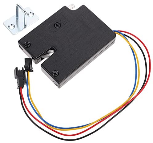 Uonlytech Serratura Elettrica in Lega Di Titanio Per Armadietti Nera Da 0 5 A 4 Kg Struttura Semplice Efficiente Ampiamente Utilizzata in Scuole Stazioni E Hotel