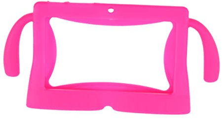 Veemoon Housse De Tablette Silicone pour Garçon Fille Étui Protecteur avec Poignées pour Tablette Rouge Rosé