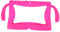 Veemoon Housse De Tablette Silicone pour Garçon Fille Étui Protecteur avec Poignées pour Tablette Rouge Rosé