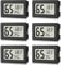 zoerbufan 6 Stück Thermometer Hygrometer, Digital Mini Luftfeuchtigkeitsmesser mit LCD, Temperature Humidity Meter Indoor für Babyzimmer,Schlafzimmer und Weinkeller - inkl. Batterien