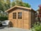 Gartenhaus aus imprägniertem Holz ARISA 250 x 250 cm ohne Boden