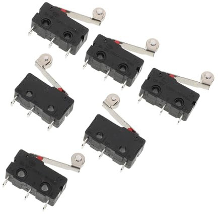 Alipis 10stücke Endschalter Schließer Mit Hebelarm Für Elektrische Geräte Aus Robusten Ppa Und Metallmaterialien Langlebig Und Zuverlässig Mit Metallraddesign