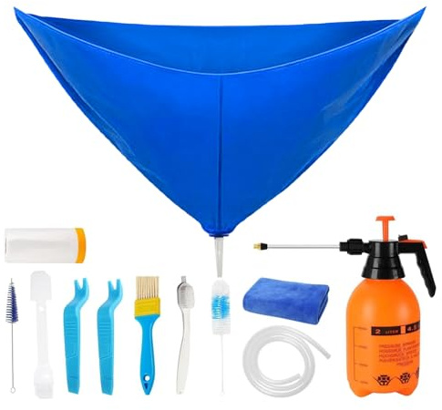 Kit De Limpieza De Aire Acondicionado Split | Juego de 1 Bolsa Para Mini Split | Herramientas Para De Aire Acondicionado, Protector De Lavado Antipolvo De Pared