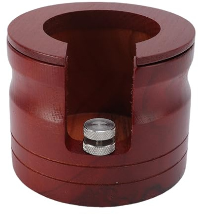 Coffee Portafilter Holder, Tamping Stand Tamping Station Height Adjustable for 51mm 54mm 58mm Portafilters