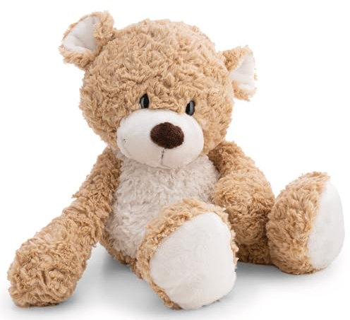 Kuscheltier Bär Finni 25cm - karamell - Stofftier aus weichem Plüsch, niedliches Plüschtier zum Kuscheln und Spielen, für Kinder & Erwachsene, tolle Geschenkidee | 62955
