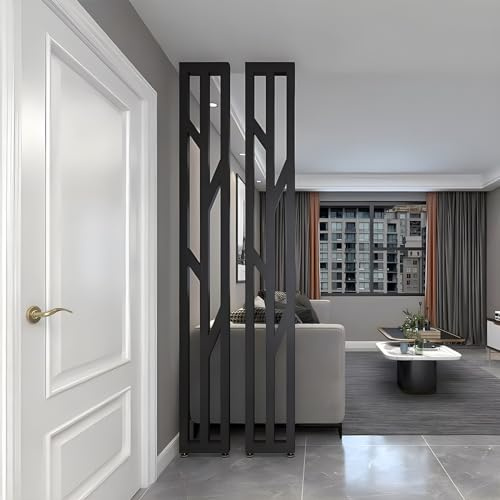 Sichtschutz Trennwand Freistehend ohne Bohren Raumteiler Lösung für Zuhause & Büro Höhenverstellbar Stilvolles Design für vielseitigen Einsatz