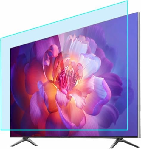 CWCQGH Film Protecteur d'écran TV Mat antireflet de 32 à 75 Pouces bloquant la lumière Bleue de 400 à 450 nm pour téléviseurs LCD, LED, OLED 4K et QLED HDTV,75in 1645 X 930mm