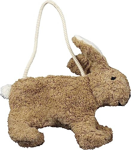 SENGER NATURWELT Kinderhandtasche Hase, Beige I Plüschtasche für kleine und große Abenteuer I Fördert Selbstvertrauen und Selbstständigkeit