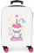 Roll Road Little Me Kabinenkoffer Mehrfarbig 37x55x20 cms Hartschalen ABS Kombinationsschloss 32L 2,5Kgs 4 Doppelräder Handgepäck, Weiß