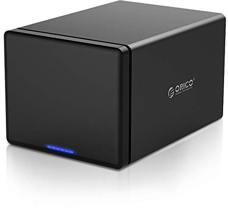 ORICO 3,5 pollici 5-Bay HDD Dock, Case in alluminio per hard disk USB 3.1 a SATA Docking Station fino a 5 x 18TB (NS500C3)