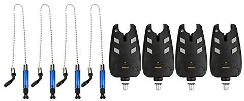 Vbest life Fishing Bite Alarm, Elektrischer Fishing Alarm Hanger Set Hochempfindliche Casting Rods im europäischen Stil Sea Rod Bite Alarm