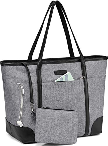VASCHY Damen Vamb153 Tasche, Größe L, grau, one size, Utility