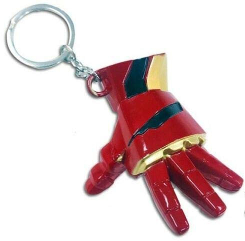 Kids Licensing Marvel Avengers Collectable Metalic 3D Keyring, Keychains Boys Teens Action Figures - Ironman Hand