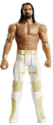 WWE HDD78 - WrestleMania Seth Rollins Actionfigur, bewegliches 15-cm-Sammlerstück, Spielzeug Geschenk für Kinder und Fans ab 6 Jahren