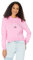 Tommy Hilfiger Sweat-shirt court avec logo pour femme avec fermeture magnétique, Madeleine Rose, Medium