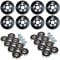 Switch Roller Blade Räder 8er Pack 80mm 85A mit Lagern ABEC 9 Inline Skate Räder Schwarz