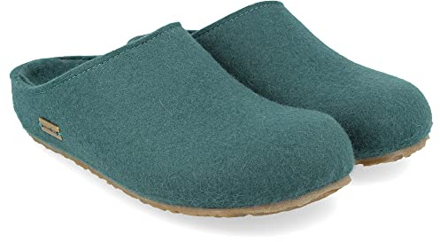 HAFLINGER Grizzly Michl Filzpantoffel Hausschuh mit Gummisohle