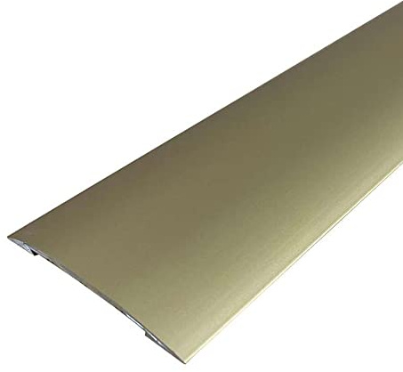 CAS 38mm Self Adhesive Euro Cover Strip Wood Vinyl Tile Door Bar Threshold Trim - Gold, 0.9m