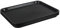 Teyyvn 4-Pack Rectangular Plastic Serving Trays, Black Fast Food Trays, F
