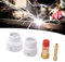 Kit di Saldatura TIG 4 Pezzi, Torcia Stubby TIG Gas Len per WP 17 18 26 Accessori per Saldatura Torcia TIG