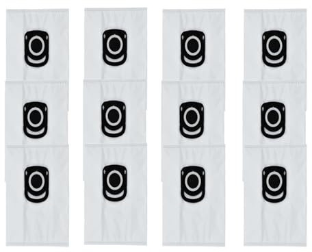 EtliN Sacs à poussière Sac filtrant Compatible avec Rowenta ZR200720 hygiène et Anti-Odeur + Sac d'aspirateur Soin des Animaux ZR200520 Accessoires (Color : 12pcs)