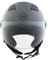 BHR Casco Demi-Jet 834 FLOW - Casco Scooter Estivo Omologato ECE 22.06 con 16 Fori di Aerazione - Casco Motorino con Visiera Antigraffio e Sgancio Micrometrico - Grigio Opaco S