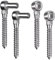 Insaga Tor Scharnier M12, 2 Satz Schwerlast Bauernhof Torscharnier Schraube Haken und Auge Pin Aufhänger, 304 Edelstahl Metall Torangel Hardware für Holzzaun/Garten Tor/Feld Tor/Einfahrt, 11cm