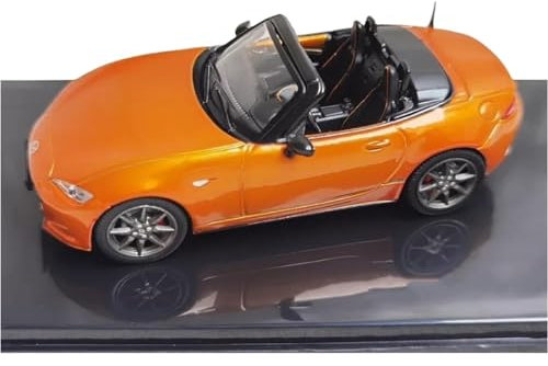 RSFIL 1:43 for Mazda MX-5 Classic Roadster, maßstabsgetreues Modellauto, Metalldruckgussfahrzeug, Miniaturauto-Geschenk Orange, HOPEYS8882012