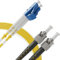 BEYONDTECH Cable de fibra óptica LC a ST OS2 Monomodo Duplex (20 Metros - 1 Unidad) - Latiguillo Doble Fibra Óptica UPC/UPC - 9/125 (LSZH)