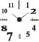 YUNYODA 3D Groß Wanduhr, DIY Römische Ziffern Kombiniert Wörter Wanduhr zum Kleben, Mute Ohne Tickgeräusche Wanduh Wanddekoration Stanzfreie für Wohnzimmer Küche Büro Dekoration