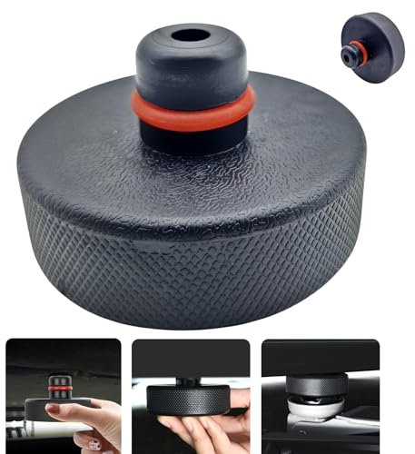 1x Gummiauflage Wagenheber für Tesla Model Y 3 S X, Zubehör für Tesla Fahrzeuge, Wagen Heber Pad, Auflage Rangierwagenheber, Gummi Jack Pad, Karosserie Unterlage Adapter