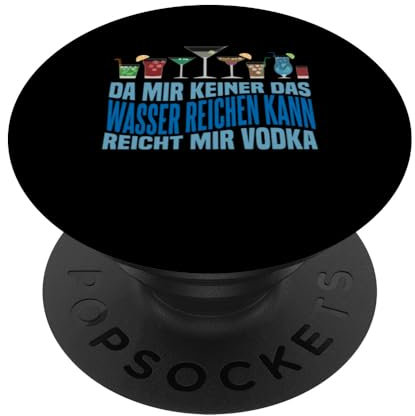 Wodka Party Vodka Alkohol Reicht Mir Vodka PopSockets Klebender PopGrip