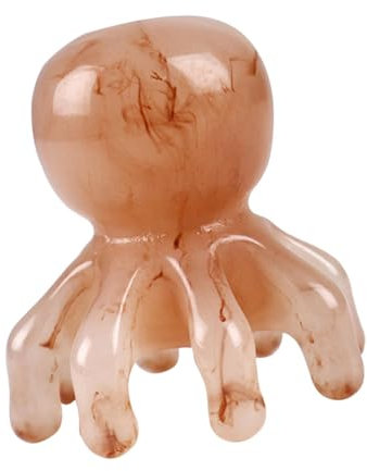 Masseur de tête de poulpe portatif, masseur de cuir chevelu de poulpe, Brosse à cheveux de poulpe, peigne de massage du cuir chevelu, Head Spa Equipment Outil de massage du cuir chevelu, fait fondre l