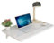 Weißer klappbarer Computertisch 60 cm ~ 120 cm | An der Wand montierter Klapptisch, schwebender klappbarer Laptop-Schreibtisch, klappbarer Frühstücksbartisch, Küchen-Esstisch (Größe: L40 x B25 cm/L16