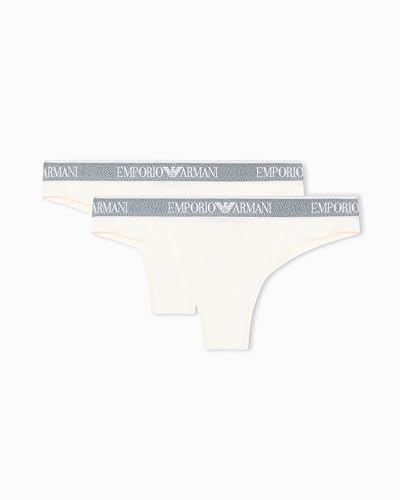 Emporio Armani Damen 2-Pack Brazilian Halber Schlupf (2er Pack)