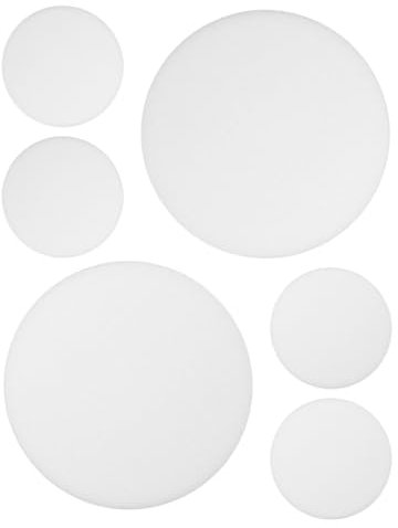 KICHOUSE 6stücke Deckenlampen Diffusoren Anti-dazzling Lampenschirme Für Spotlights Runde Kunststoffabdeckung Für Wohnräume Und Büros Einfache Montage Weichere Beleuchtung