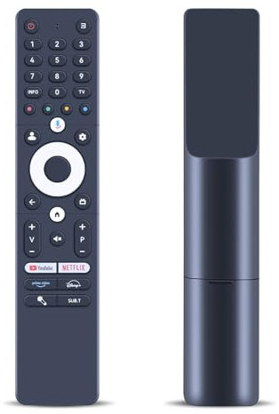 GOUYESHO Nuevo SRC-4020-01 Voice Replacement Remote Control adecuado para Vision Caixun Sansui Thomson Smart Tech LCD TV SRC-4020-01 Control remoto