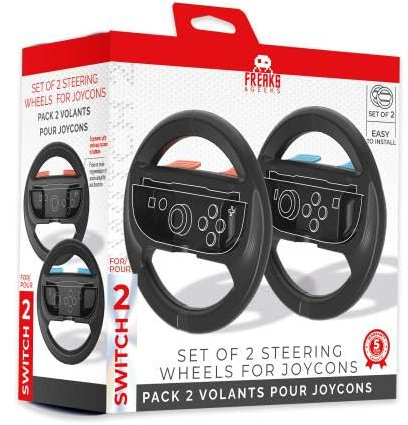 Freaks And Geeks-Pack 2 Volants Switch 2 pour Joy-cons-Noir